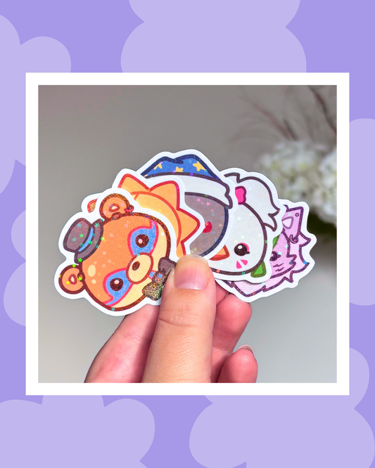 Stickers - Jumpscare Friends: The Glams